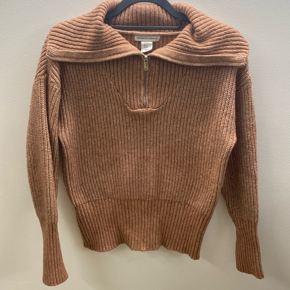 cupcakes & cashmere Sweaters - Women’s pink 1/4 zip sweater XS